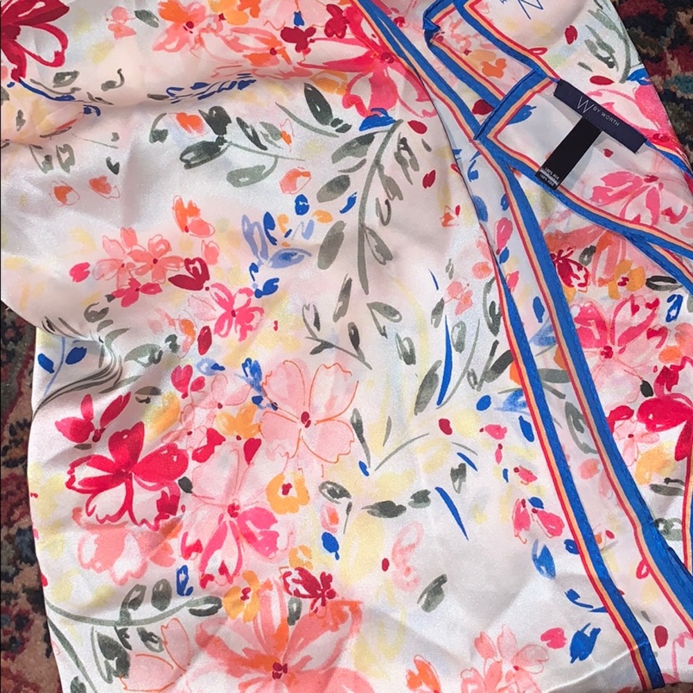 W by Worth silk scarf
